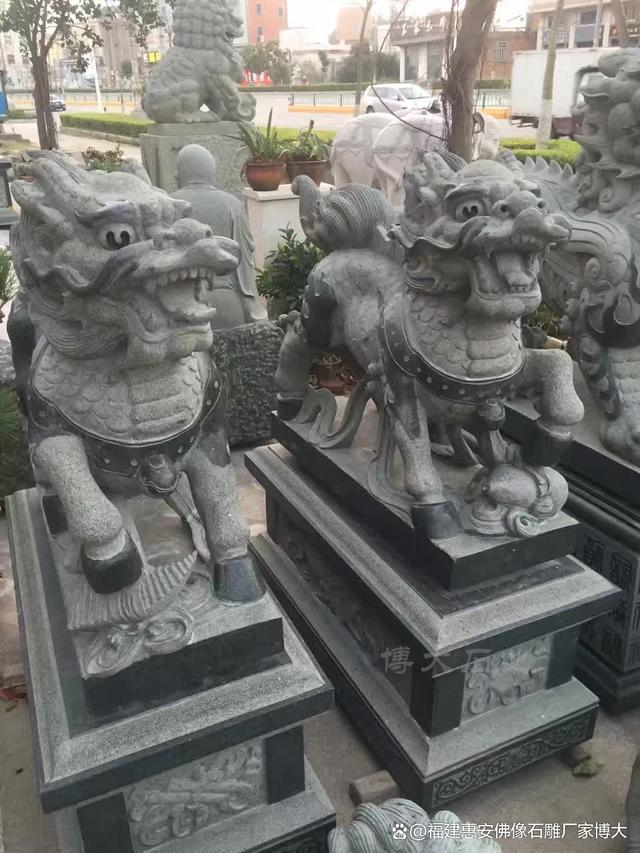 置详解：最佳摆放点与注意事项马竞合作伙伴石雕麒麟安放位(图2)