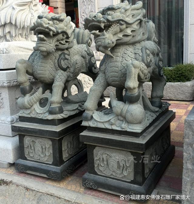 置详解：最佳摆放点与注意事项马竞合作伙伴石雕麒麟安放位(图9)